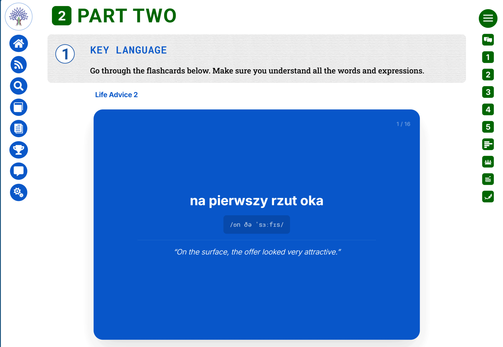 Example of language-focused learning